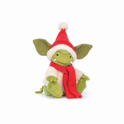 Jellycat Christmas Grizzo Australia | 389740ZEA